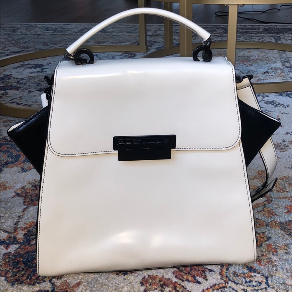 Z Spoke by Zac Posen Black and White Purse